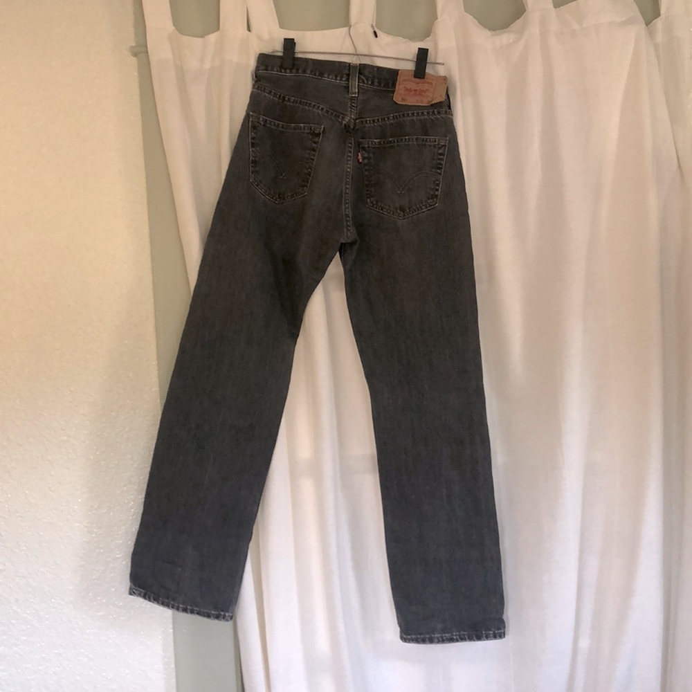 LEVIs 501 black denim